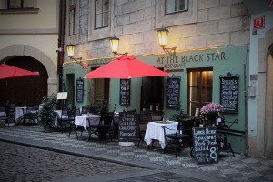 A cafe in Prague (best things to do and eat in Prague)